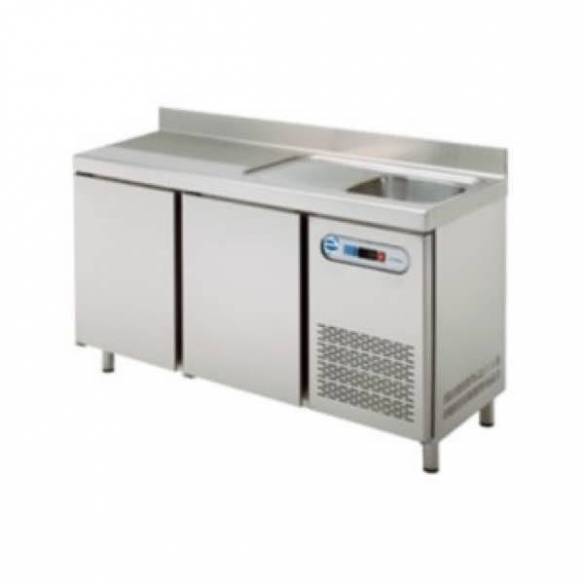 Edenox- Mesa refrigerada con fregadero EDENOX MPSF-150
