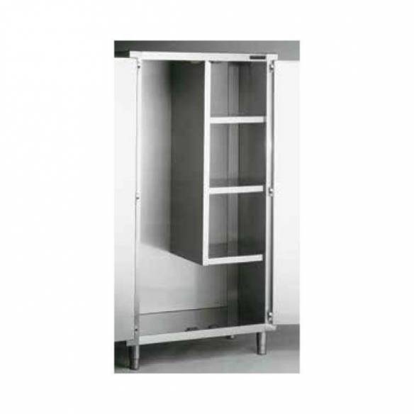 Armario productos limpieza acero inox Distform 2 puertas-Z001F0240202