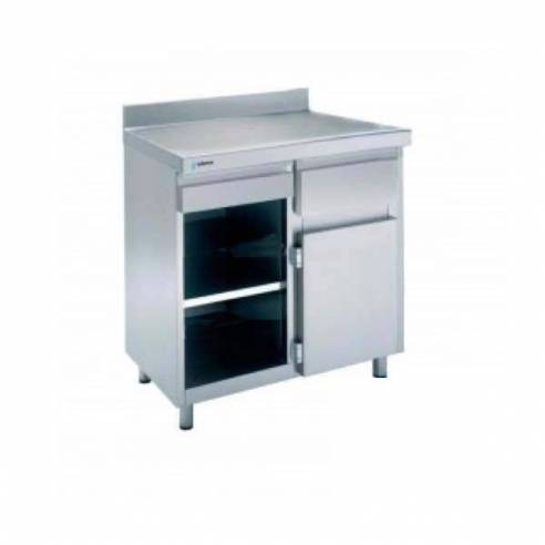 Mueble cafetero Acero inoxidable DISTFORM 1000X600 mm.-Z001F3020001