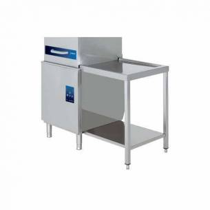 Mesa lavavajillas capota Edenox MLS-76 con estante sin peto 700x600 cm