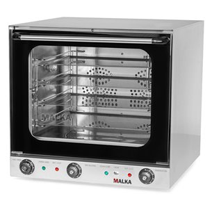Horno Industrial Convección MALKA HCV6. 4 bandejas 44×32. Grill y Vapor