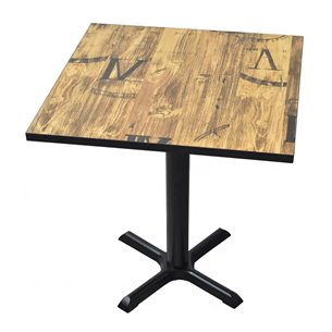 Hobeto- Mesa de bar cuadrada 70 x 70 cms Sena B2