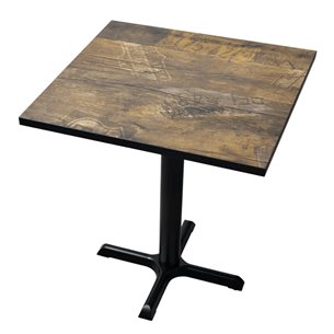 Hobeto- Mesa de bar cuadrada 70 x 70 cms Sena B3