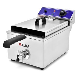 MALKA- Freidora eléctrica industrial de 10 litros MALKA FES10