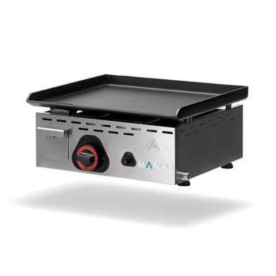 Mainho- Plancha profesional a gas Acero Pavonado MAINHO ECO-45PV UNI