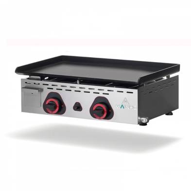 Mainho- Plancha profesional a gas Acero Pavonado MAINHO ECO-60PV UNI