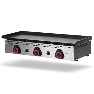 Mainho- Plancha profesional a gas Acero Pavonado MAINHO ECO-90PV UNI