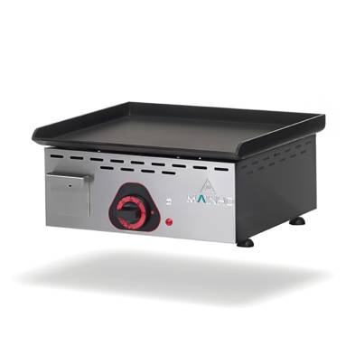 Mainho- Plancha profesional eléctrica Acero Pavonado MAINHO ECOEM-45PV UNI