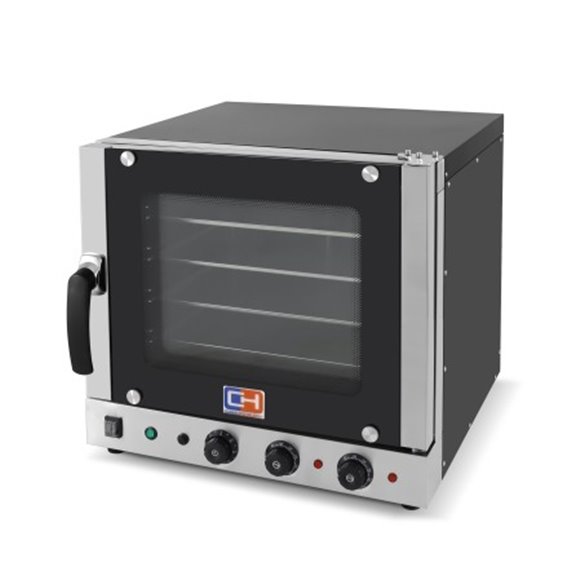 Clima Hosteleria- Horno Eléctrico de Convección 4 Bandejas 435X315 Con Grill y Vapor