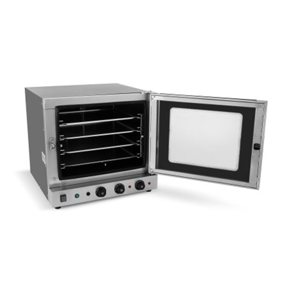 Clima Hosteleria- Horno Eléctrico de Convección 4 Bandejas 435X315 Con Grill y Vapor