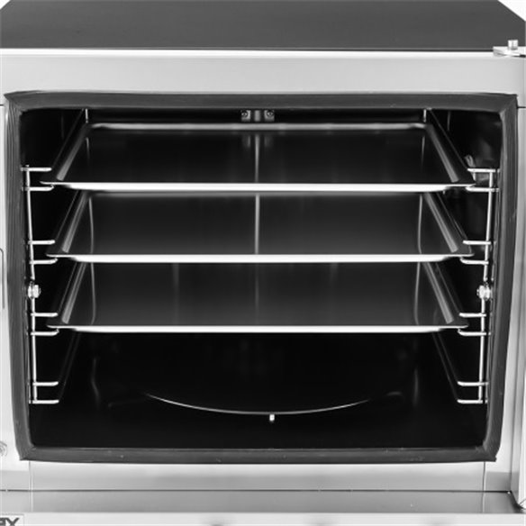 Clima Hosteleria- Horno Eléctrico de Convección 4 Bandejas 435X315 Con Grill y Vapor