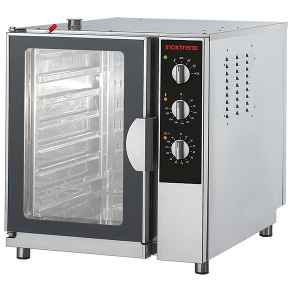 Inoxtrend- Horno mixto directo eléctrico INOXTREND SDA-107E - 7 Bandejas GN 1/1