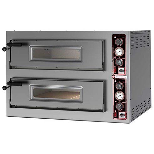 Horno Pizza Eléctrico Doble cámara 12 Pizzas Ø33 cm PIZZAGROUP ENTRY MAX