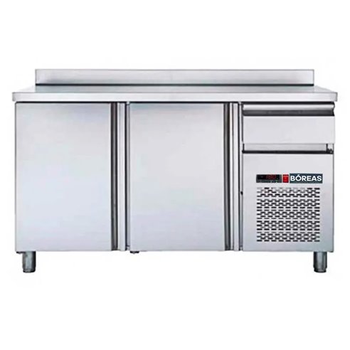 BOREAS- Frente Mostrador Refrigerado Acero Inoxidable 1,5 Metros C/C BOREAS FM150