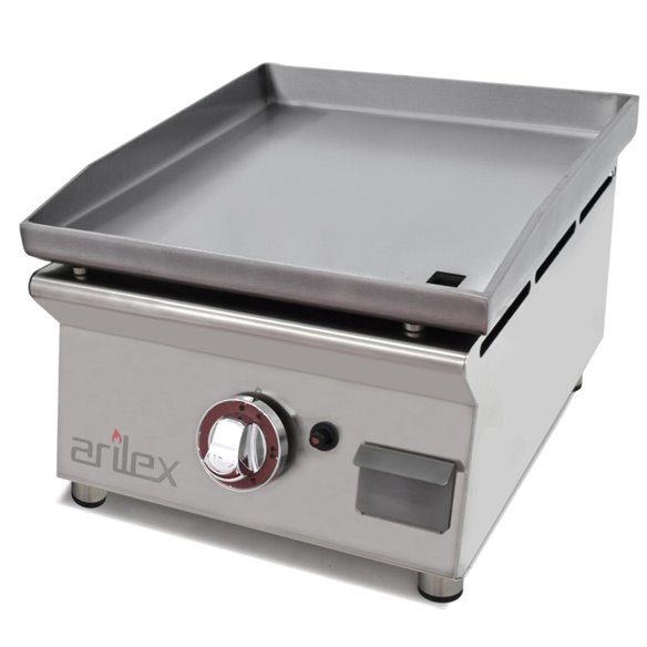 Arilex- Plancha a gas 40 cm ARILEX en acero laminado de 6 mm 40PGLN