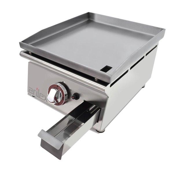Arilex- Plancha a gas 40 cm ARILEX en acero laminado de 6 mm 40PGLN