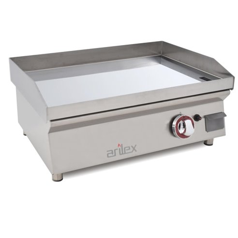 Arilex- Plancha a gas 60 cm ARILEX en acero 15 mm con baño cromo duro 60PGCN