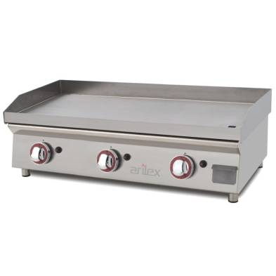 Arilex- Plancha a gas 80 cm ARILEX en acero rectificado de 15 mm 80PGRN