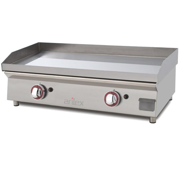 Arilex- Plancha a gas 80 cm ARILEX en acero 15 mm con baño cromo duro 80PGCN