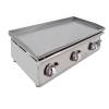 Arilex- Plancha a gas 80 cm ARILEX en acero laminado de 6 mm 80PGLN