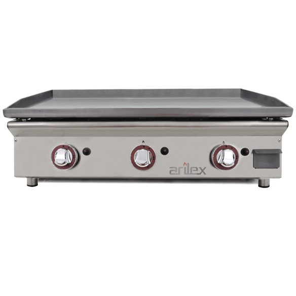 Plancha a gas 80 cm ARILEX en acero laminado de 6 mm 80PGLN-Z08580PGLN