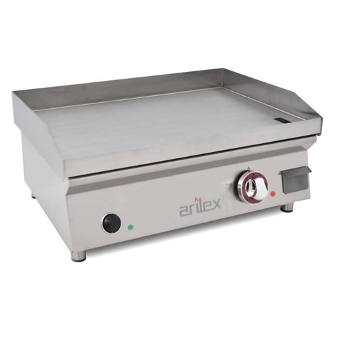 Arilex- Plancha eléctrica 60 cm ARILEX en acero rectificado de 15 mm 60PERN