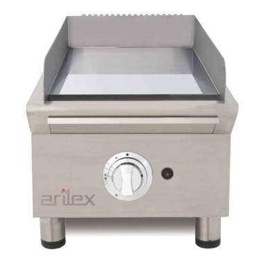 Arilex- Frytops a gas 40 cm ARILEX acero de 15 mm con baño de cromo duro Línea 600 40FRYGCN