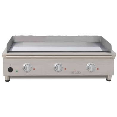 Arilex- Frytops Eléctrico 100 cm ARILEX acero de 15 mm con baño de cromo duro Línea 600 100FRYECN