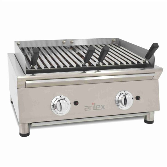 Parrilla vasca a gas 70 cm con piedra volcánica Línea 600 70VASN-Z08570VASN