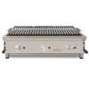Arilex- Barbacoa a gas 100 cm piedra volcánica ARILEX con parrilla inoxidable regulable en 3 alturas 100BAR