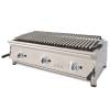 Arilex- Barbacoa a gas 100 cm piedra volcánica ARILEX con parrilla inoxidable regulable en 3 alturas 100BAR