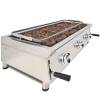 Arilex- Barbacoa a gas 100 cm piedra volcánica ARILEX con parrilla inoxidable regulable en 3 alturas 100BAR