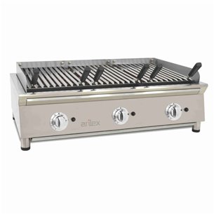 Parrilla vasca a gas 130 cm con piedra volcánica Línea 600 130VASN-Z085130VASN