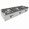 Arilex- Cocina a gas sobremostrador ARILEX de 3 fuegos de 5,8 + 5,8 + 5,8 Kw 120CGN