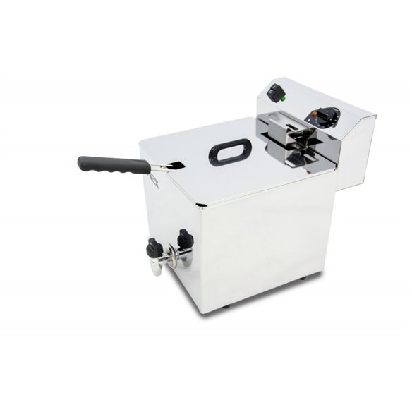 Arilex- Freidora eléctrica con grifo 12 litros con 4,5 kw monofásica con contactor ARILEX EVO12G