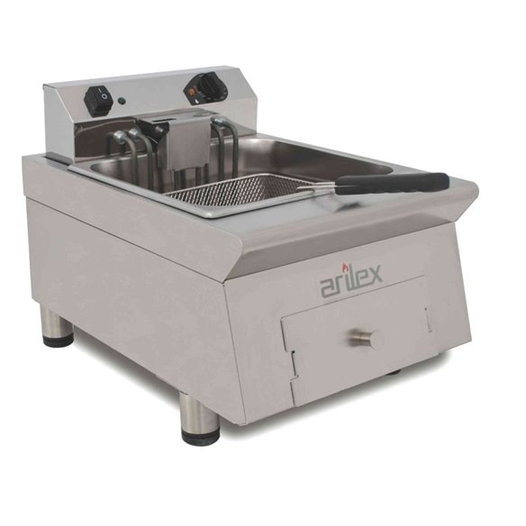 Arilex- Freidora eléctrica 12+12+12 litros 4,5+4,5+4,5 kw monofásica Línea 600 100FRE121212G