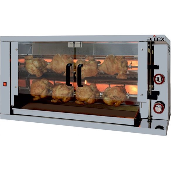Arilex- Asador de Pollos a gas ARILEX de 2 espadas 2ASG