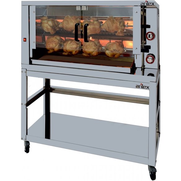 Arilex- Asador de Pollos a gas ARILEX de 2 espadas 2ASG