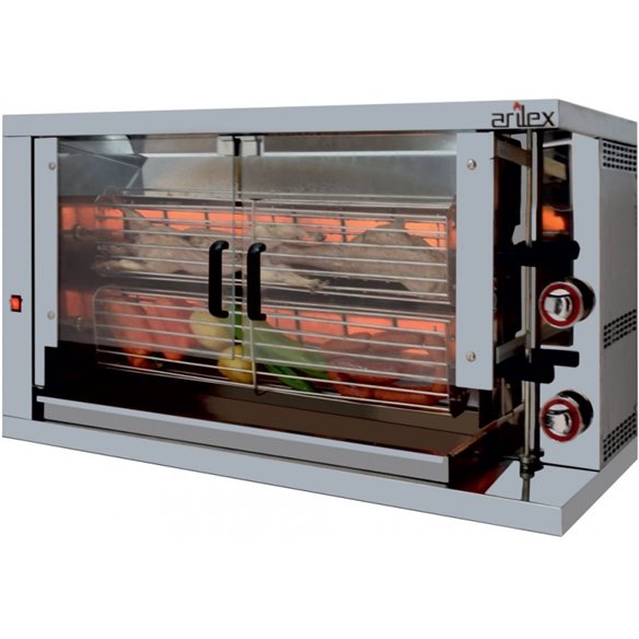 Arilex- Asador de Pollos a gas ARILEX de 2 espadas 2ASG