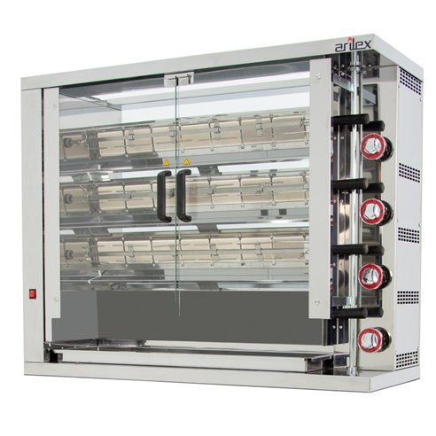 Arilex- Asador de Pollos a gas ARILEX de 3 espadas 3ASG