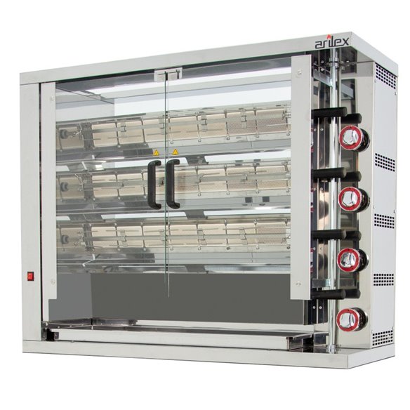 Arilex- Asador de Pollos a gas ARILEX de 3 espadas 3ASG