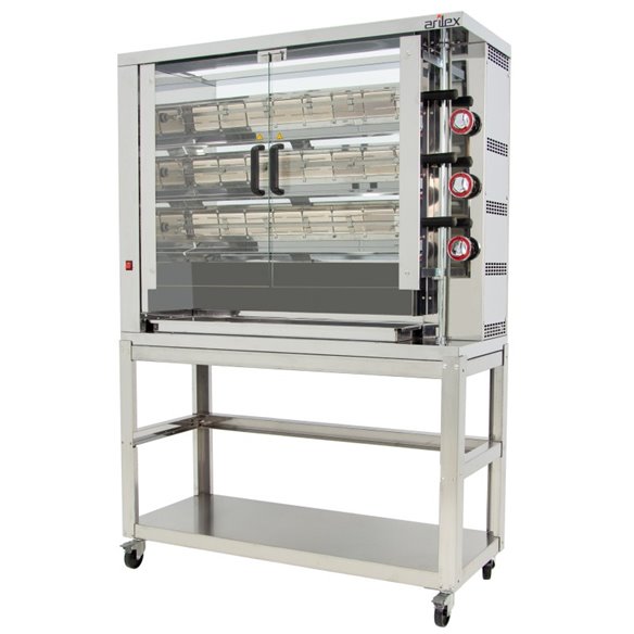 Arilex- Asador de Pollos a gas ARILEX de 3 espadas 3ASG
