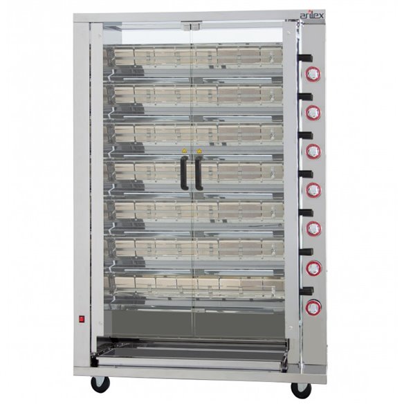 Arilex- Asador de Pollos a gas ARILEX de 7 espadas 7ASG