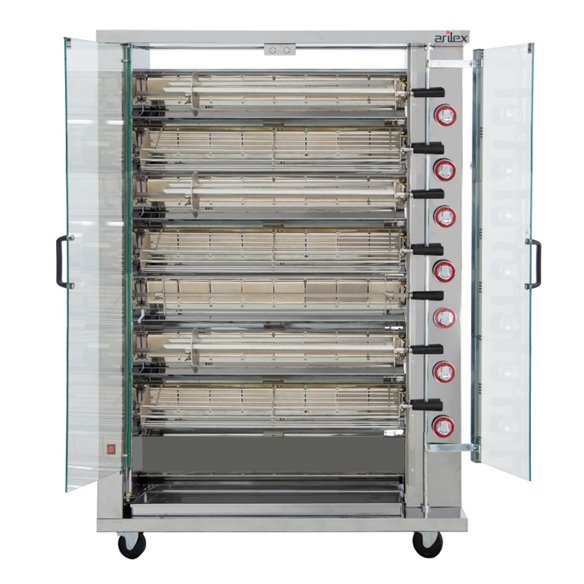 Arilex- Asador de Pollos a gas ARILEX de 7 espadas 7ASG