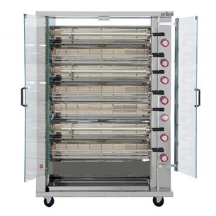 Arilex- Asador de Pollos a gas con Peana ARILEX de 7 espadas 7ASGP