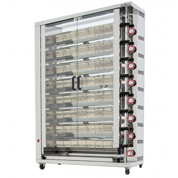 Arilex- Asador de Pollos a gas ARILEX de 8 espadas 8ASG