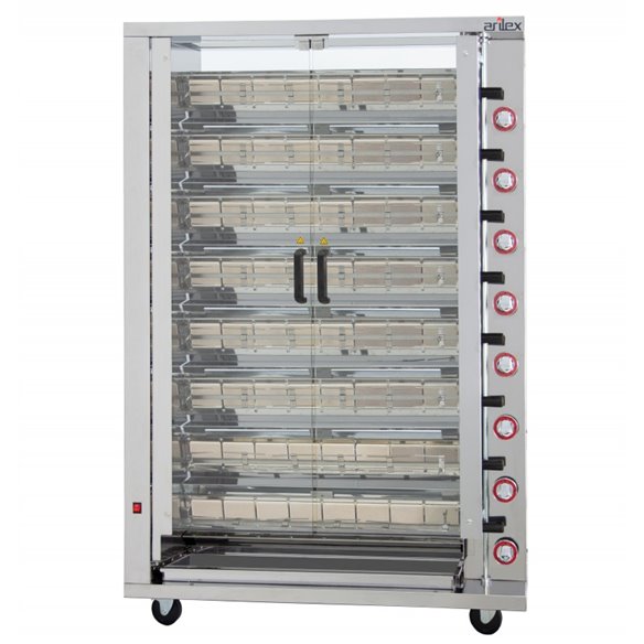 Arilex- Asador de Pollos a gas ARILEX de 8 espadas 8ASG