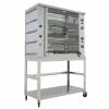 Arilex- Asador de pollos a gas Rotativo Planetario ARILEX de 8 espadas 8ASG-RP