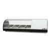 Arilex- Vitrina refrigerada de tapas 4 bandejas GN1/3 color blanco ARILEX 4VTG-BL