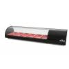 Arilex- Vitrina refrigerada de tapas 6 bandejas GN1/3 color negro ARILEX 6VTG-NE